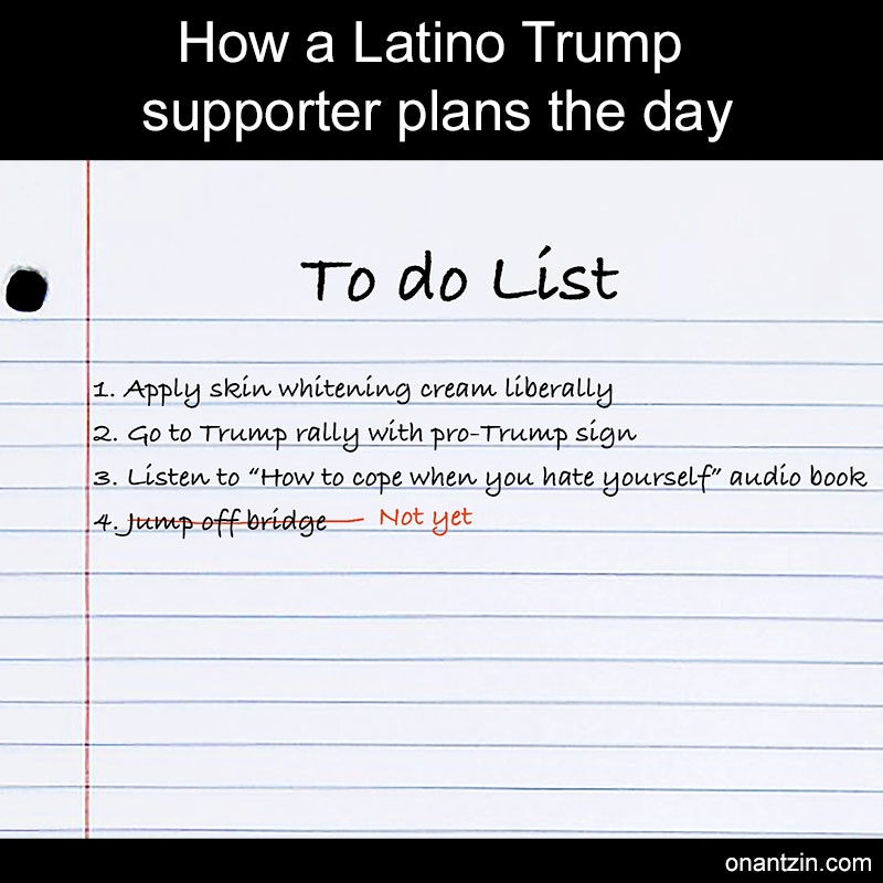 How a Latino Trump supporter plans the day